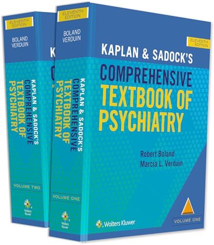 Kaplan and Sadock’s Comprehensive Textbook of Psychiatry, 2 Volume Set, 11th edition