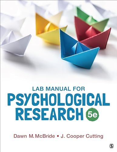 Lab Manual for Psychological Research, 5th edition