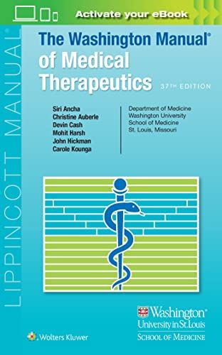 The Washington Manual of Medical Therapeutics, 37th Edition