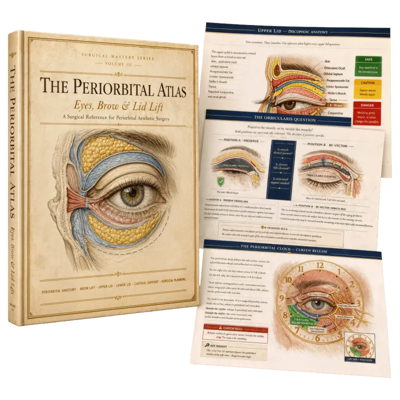 The Periorbital Atlas: Eyes, Brow &amp; Lid Lift (Surgical Mastery Series Vol. 03)