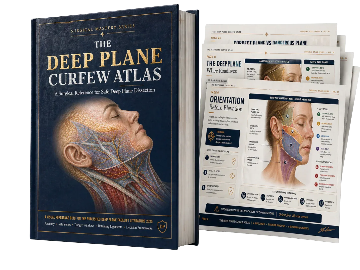 The Deep Plane Curfew ATLAS: A Surgical Reference for Safe Deep Plane Dissection (Surgical Atlas Series Vol. 01)