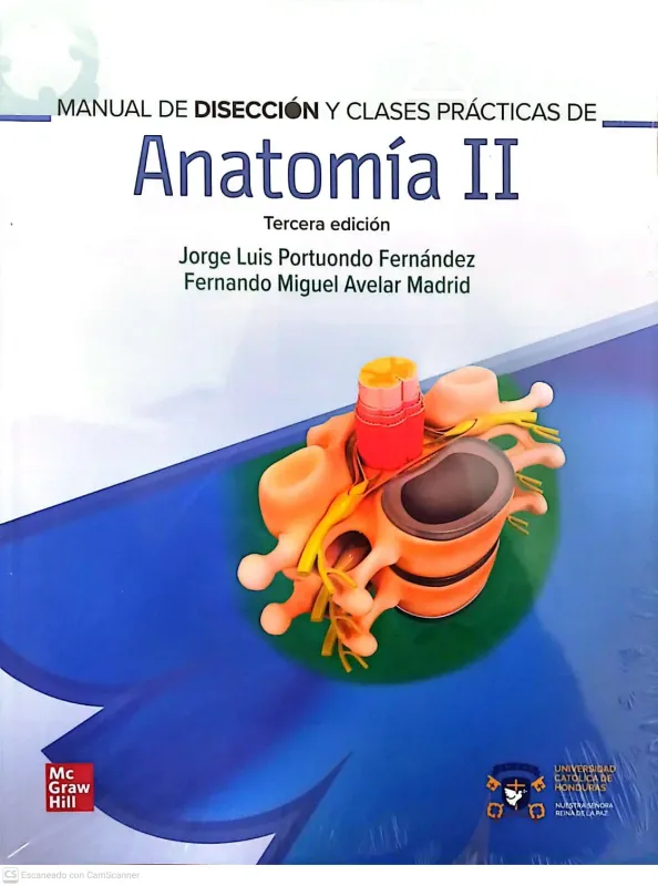 Manual de Disección y Clases Prácticas de Anatomía II, 3a edición