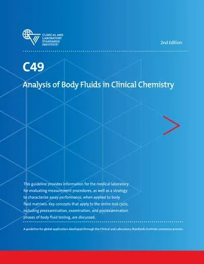 CLSI C49 Analysis of Body Fluids in Clinical Chemistry, 2nd Edition