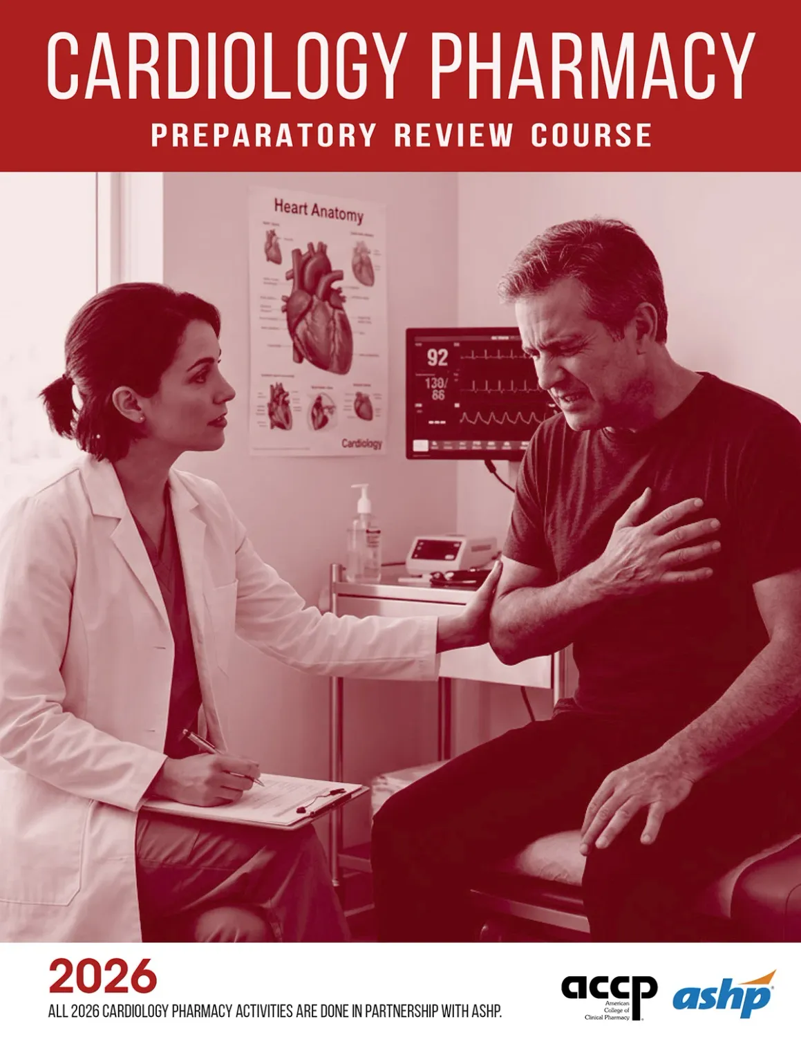 ACCP-ASHP Cardiology Pharmacy Preparatory Review Course Online Book, Online Course, CE 2026