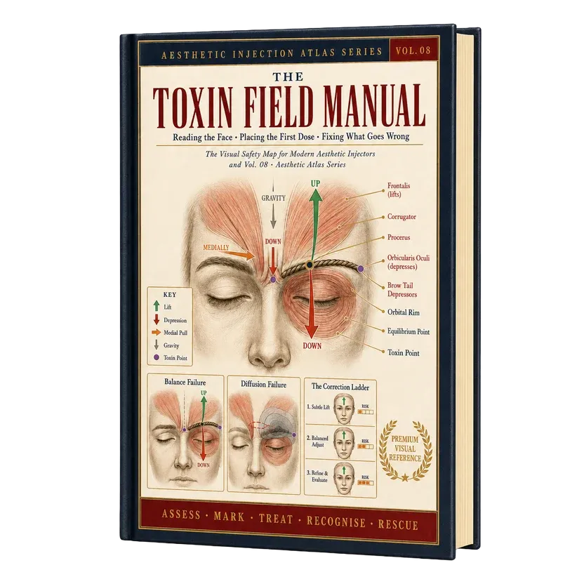 The Toxin Field Manual: Read the face. Place the dose. Fix what goes wrong, Aesthetic Injection Atlas Series, Vol. 05