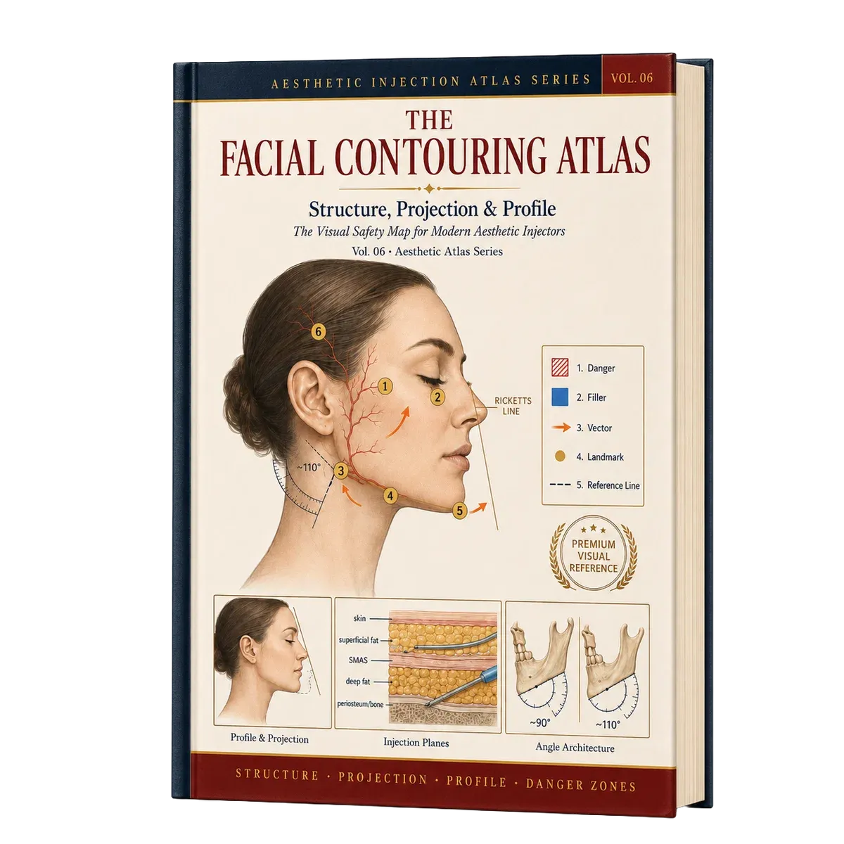 The Facial Contouring Atlas: Structure, Projection &amp; Profile, Aesthetic Injection Atlas Series, Vol. 06