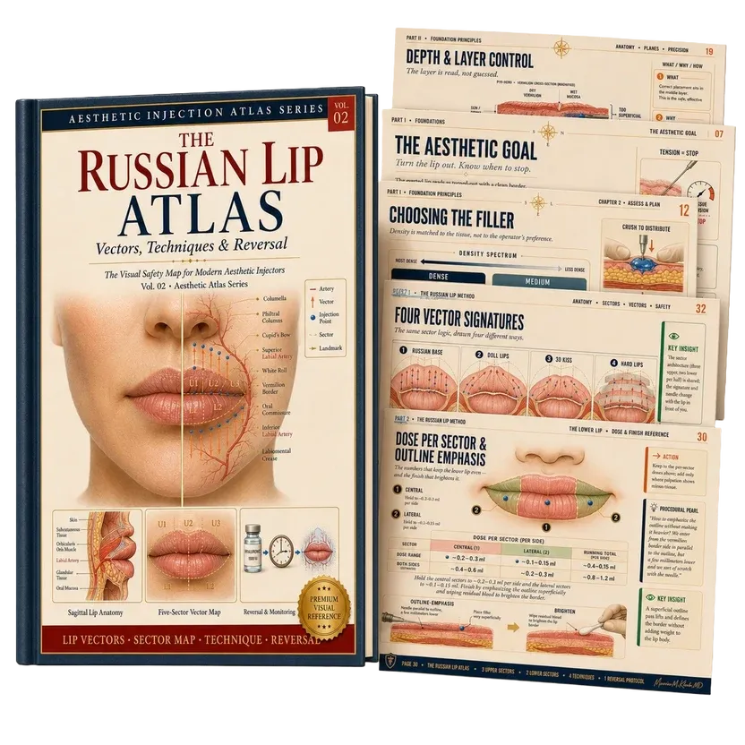 The Russina Lip Atlas: Vectors, Techniques &amp; Reversal, Aesthetic Injection Atlas Series, Vol. 02