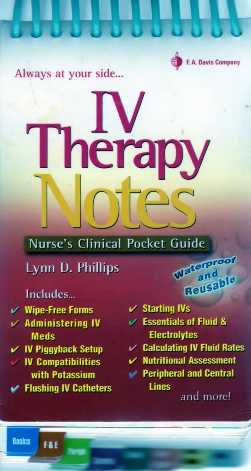 IV Therapy Notes: Nurse's Clinical Pocket Guide