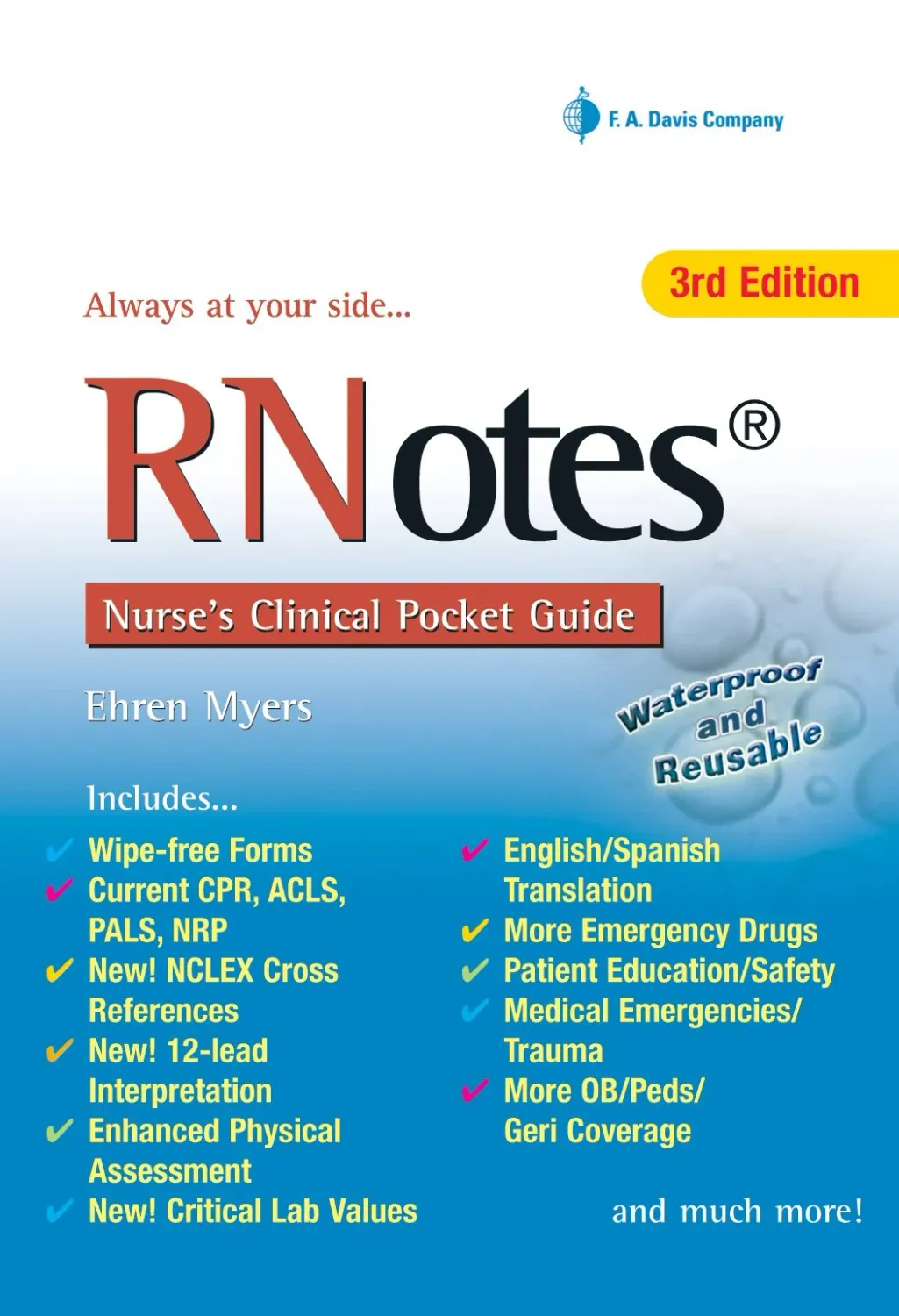 RNotes®: Nurse's Clinical Pocket Guide, 3rd Edition