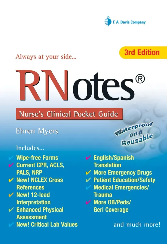 RNotes®: Nurse's Clinical Pocket Guide, 3rd Edition