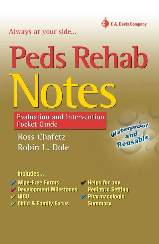 Peds Rehab Notes: Evaluation and Intervention Pocket Guide (Davis's Notes Book)