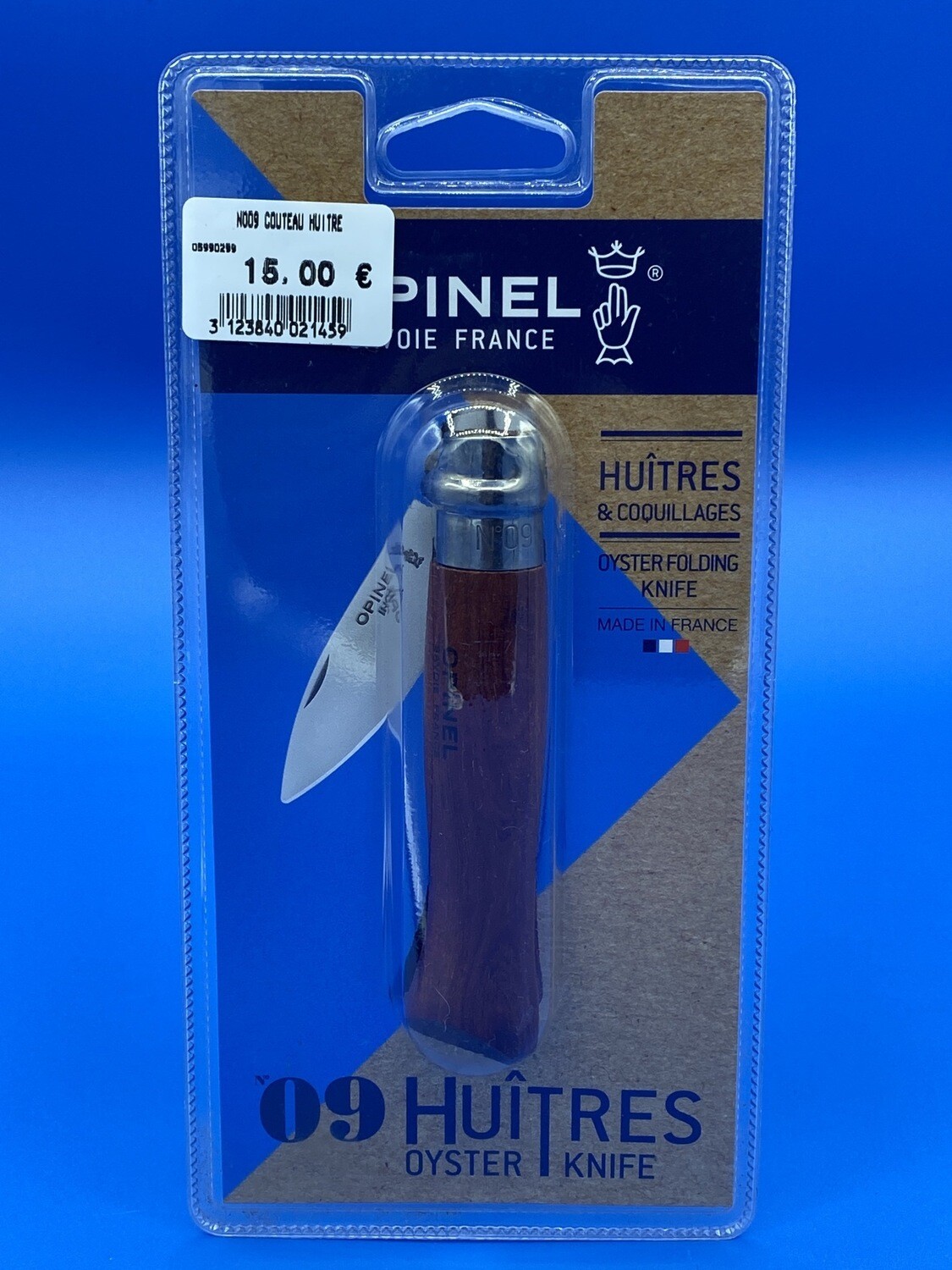 Opinel N°9 couteau à huîtres et coquillages Made in France