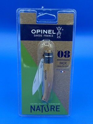 Opinel N°8 couteau inox jardin nature Made in France