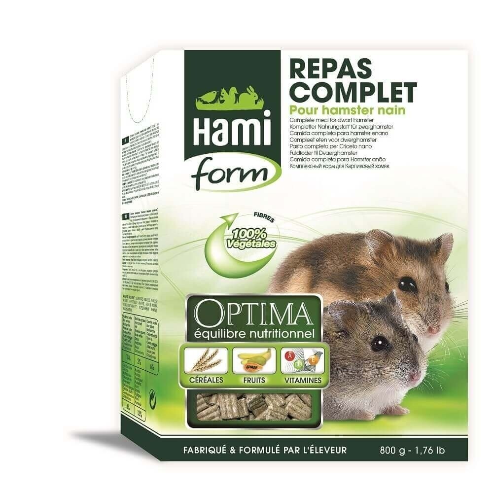 Repas complet pour hamster nain
