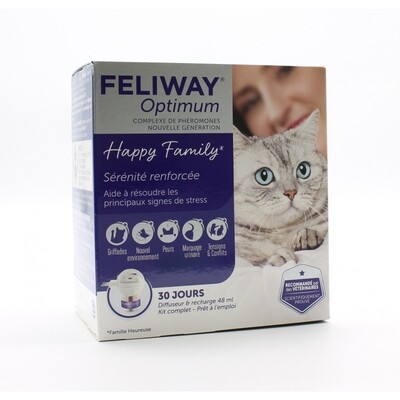 Feliway Optimum Happy Family Diffuseur+recharge 30jours