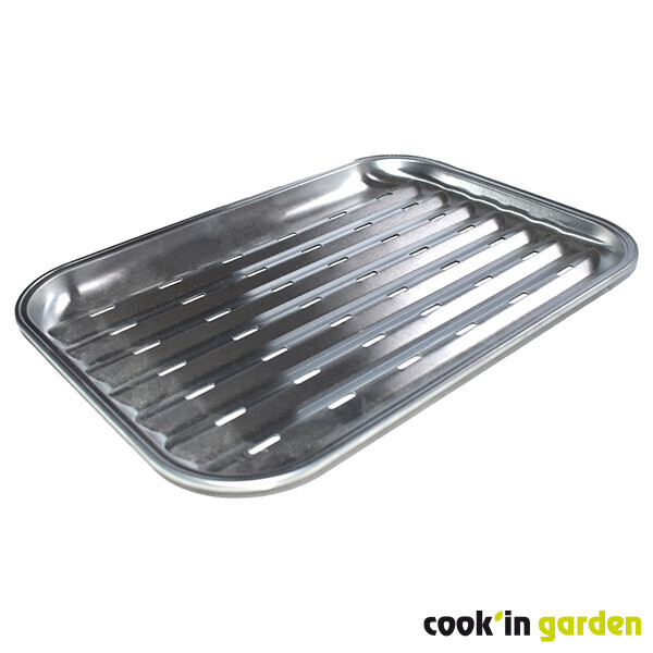 Plat Inox Anti-Flamme Pour Barbecue - Cook'in Garden