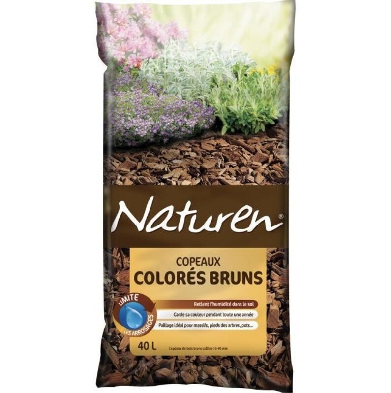 Copeaux colorés bruns - Naturen