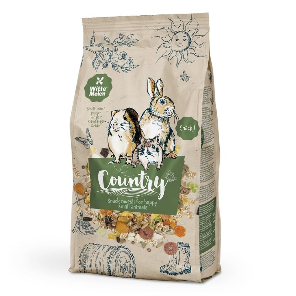 Country snack muesli pour lapin et rongeur 800g