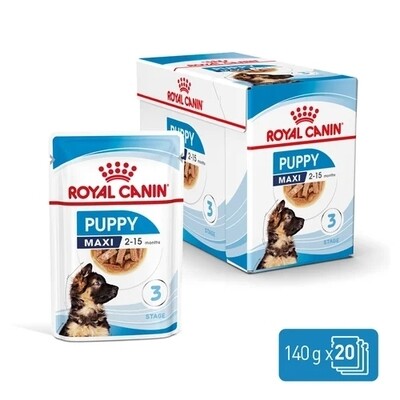 Maxi Puppy en Sauce - Sachets fraîcheur 10x140g