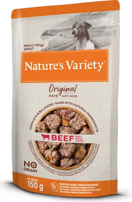 NATURE&#39;S VARIETY Original pâtée pour chien de petite taille sans céréales - Plusieurs saveurs