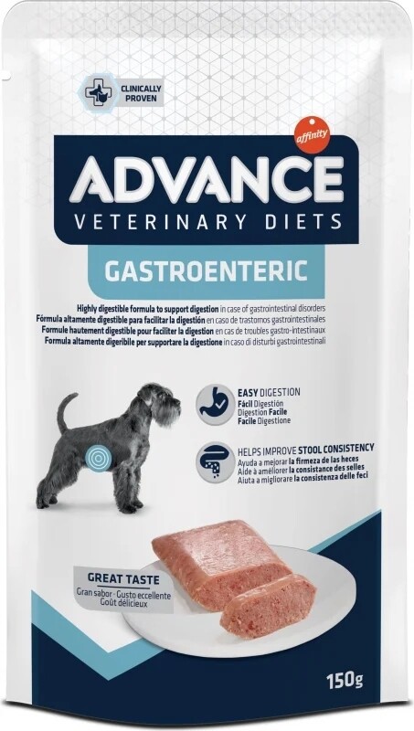 Advance Veterinary Diets Gastroenteric pâtée pour chien adulte 150g