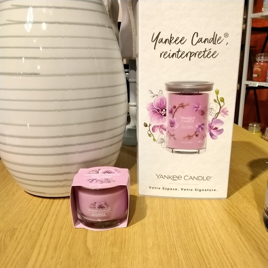 Bougie Yankee candle orchidée sauvage