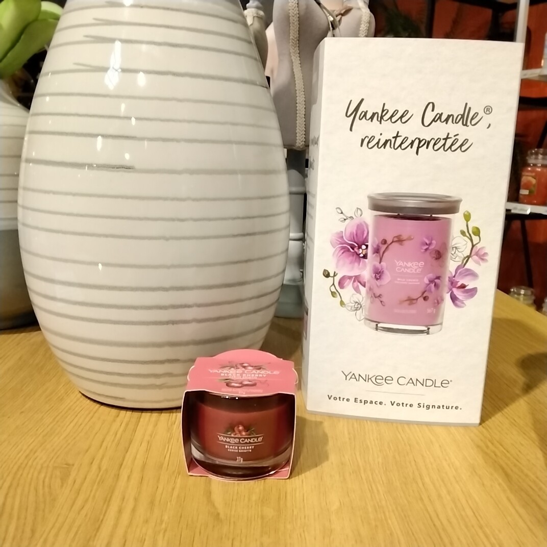 Bougie Yankee candle cerise griotte