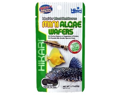 Nourriture HIKARI Mini algae wafers pour herbivores