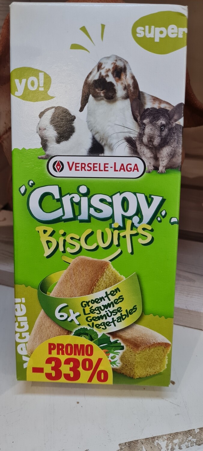 Crispy Biscuits Légumes 6pcs 70g