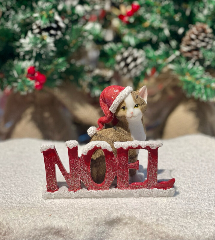 Noël chat rouge