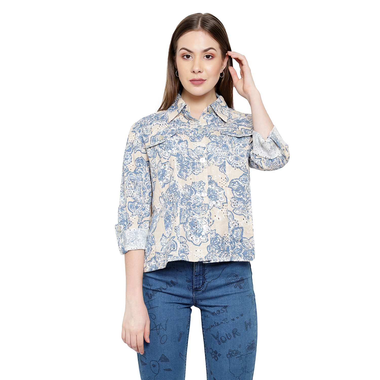 COTTON FLAX JACKET