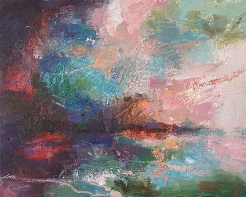 Sky Finery (Rubies and Emeralds) - SOLD