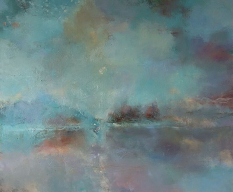Borne Away on an Azure Sea - SOLD