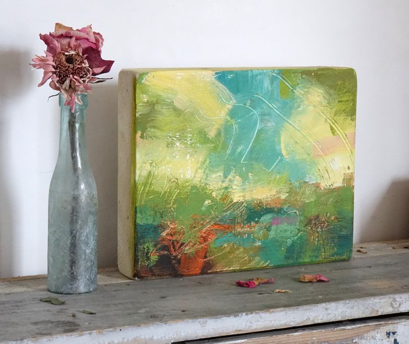 Buttermilk Sky and Emerald Water