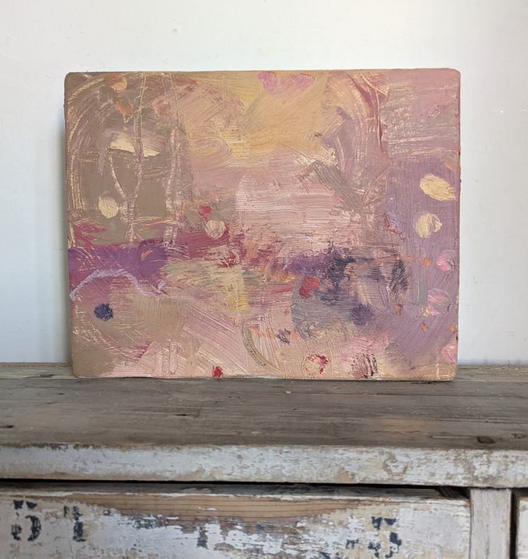 Old Plaster with Golden Veil - SOLD
