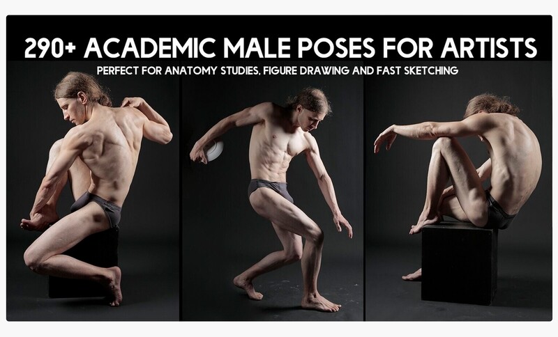 290+ Academic Male Pose Reference Pictures for Artists
