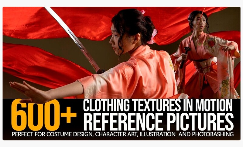 600+ Clothing Textures in Motion - Reference Pictures