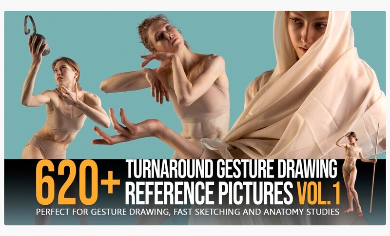 620 + Turnaround Gesture Drawing Pictures