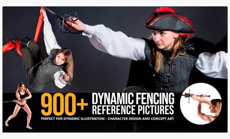 900+ Dynamic Fencing Character Pose Reference pictures