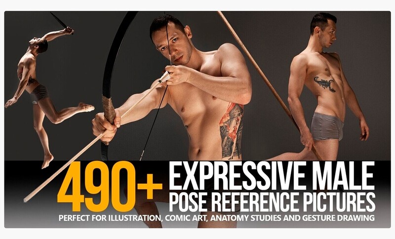 490+ Expressive Male Pose Reference Pictures