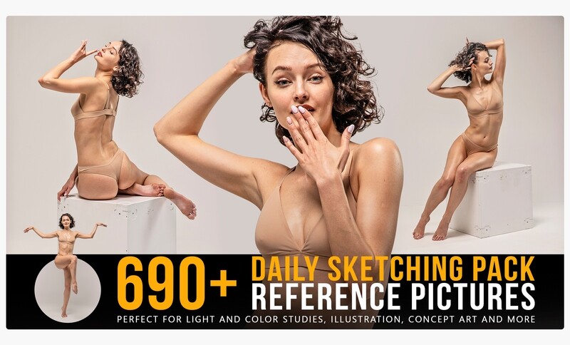 690+ Daily Sketching Reference Pictures