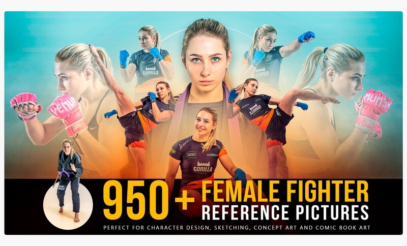 950+ Female Fighter Reference Pictures