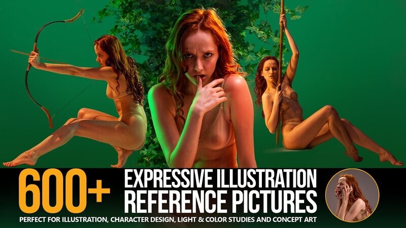 600+ Expressive Illustration Reference Pictures