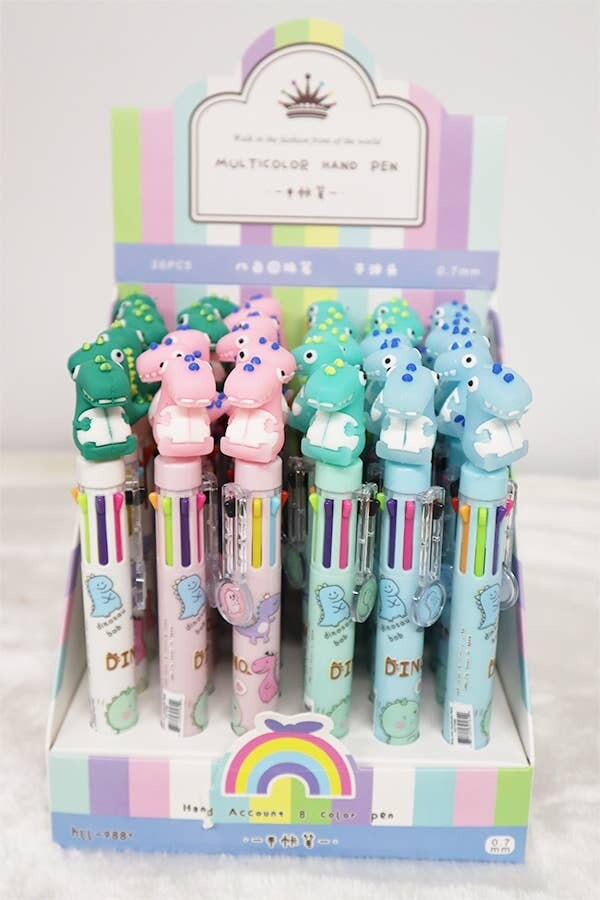 Dino Multi Color Pen Set