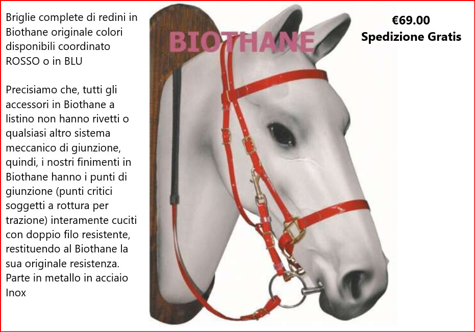 Briglie Biothane cod. Aus. 2551