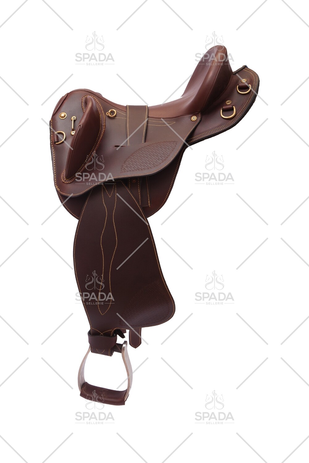 Mitica sella Stock Australiana SAYTHON Half Breed Polocrosse Cod. 3247  Trasporto e assicurazione INCLUSO