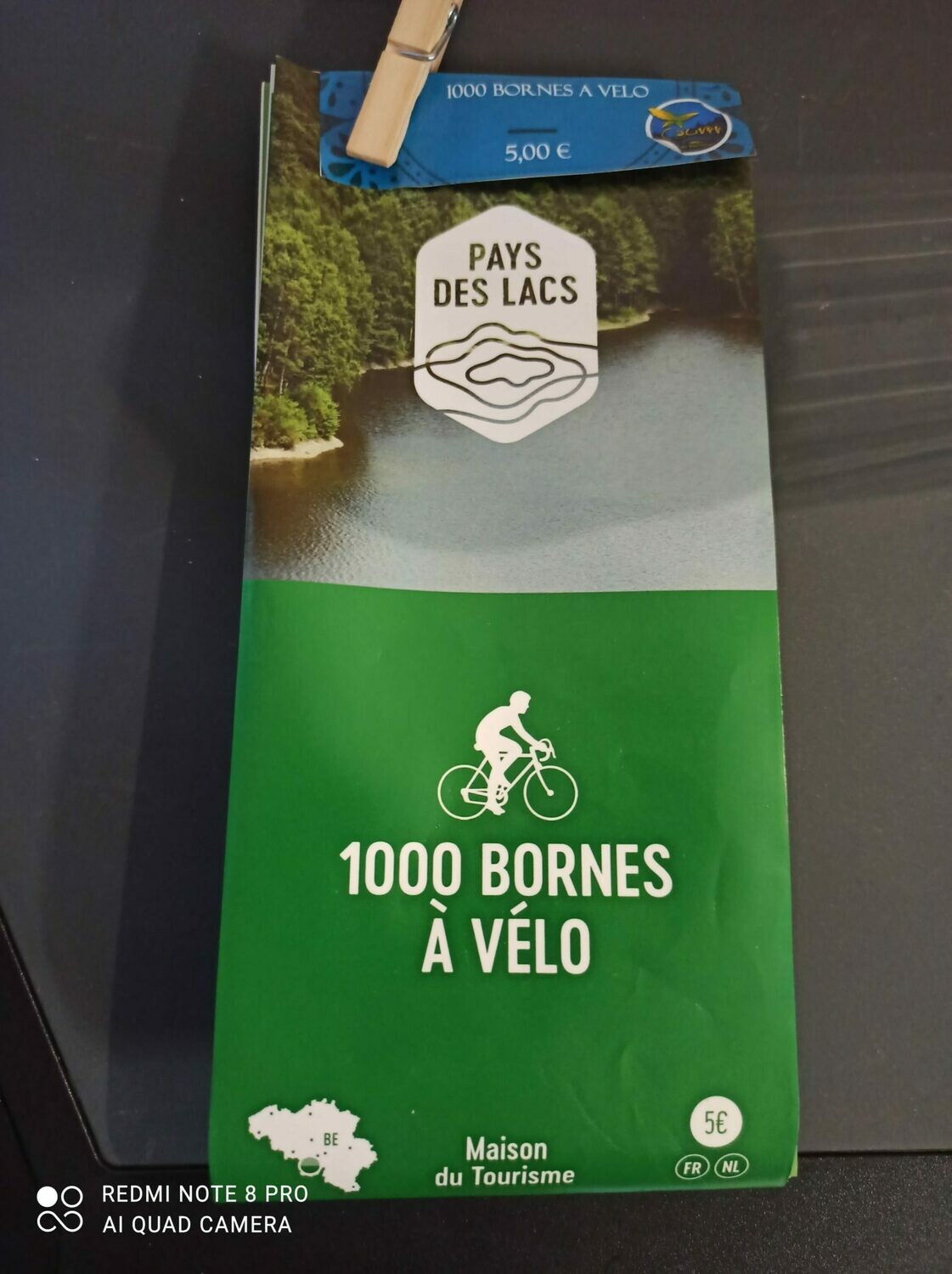 Carte 1000 bornes à vélo (réseau point-noeud vélo)