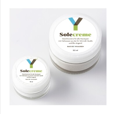 Solecreme - Gesichtscreme für alle Hauttypen 50 ml