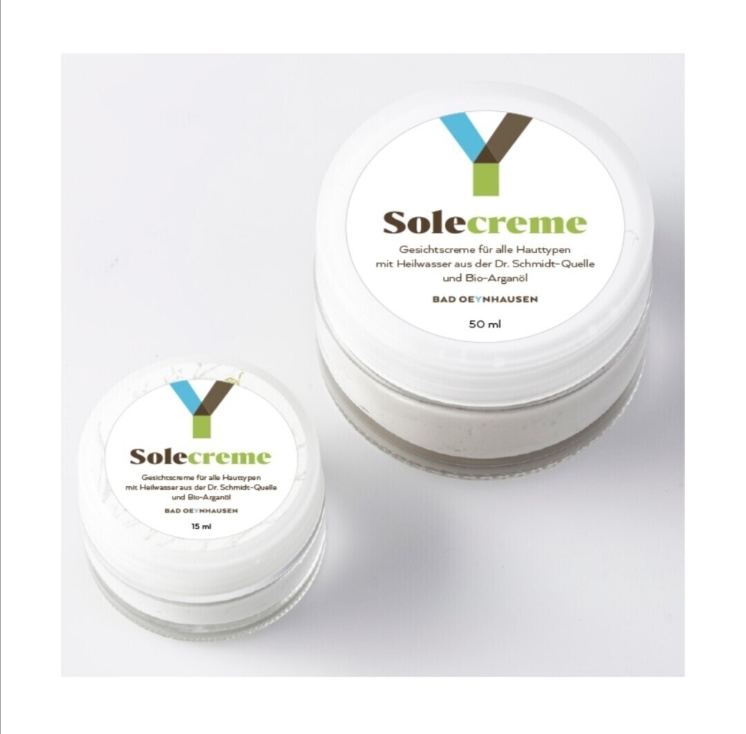 Solecreme - Gesichtscreme für alle Hauttypen 15ml