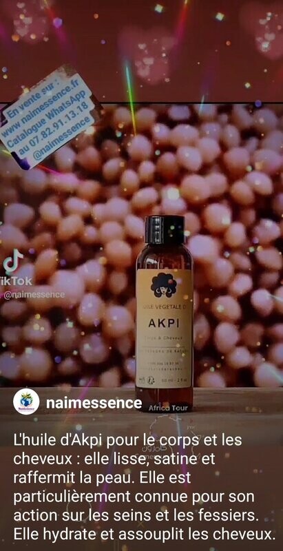 Huile d'Akpi 60 ml